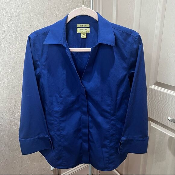 * Taylor Gold Label Non-Iron 3/4 Sleeve Button
Front Shirt - Picture 1 of 16